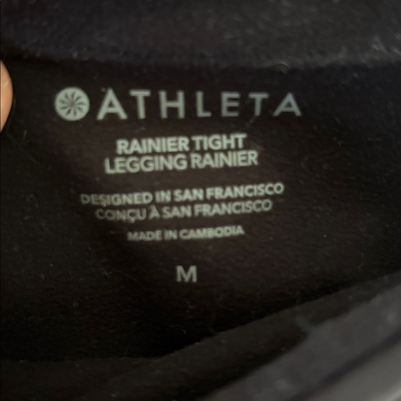 Athleta Black Rainier Tights - Picture 2 of 5